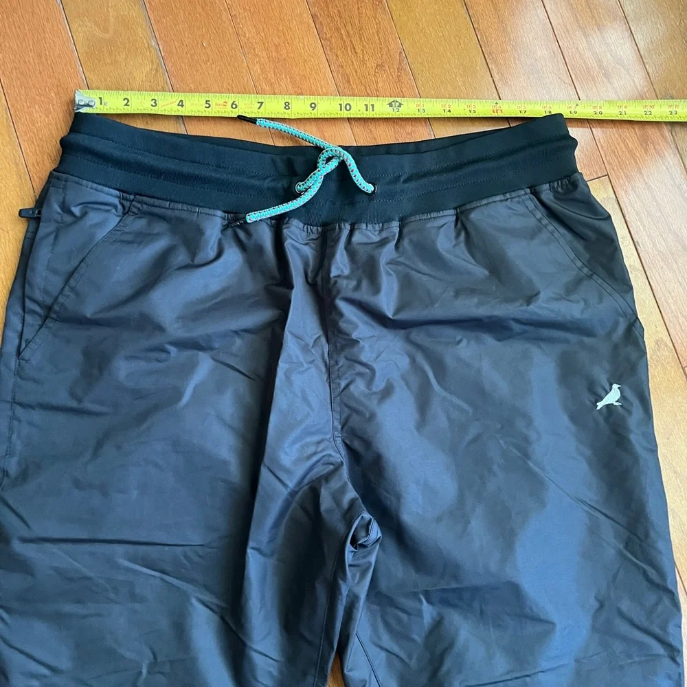 Staple Navy Jogger Sweatpants with Mint Drawstring